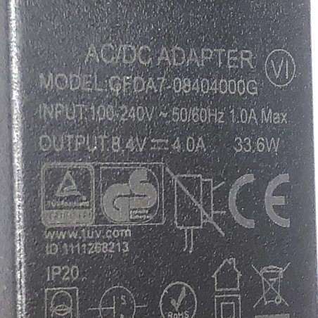 Chargeur 4Ah pour batteries Li-ion K Lamp 7,4-8,4V