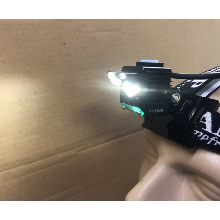 Frontale EXS910F Modèle d' expo avec batterie au bandeau 3500mAh