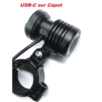 Pack vélo itinérance EXR1100 + lampe arrière USB RX500-7