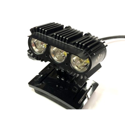 Pack éclairage VTT / Moto Enduro EXM3400 + lampe arrière USB RX500