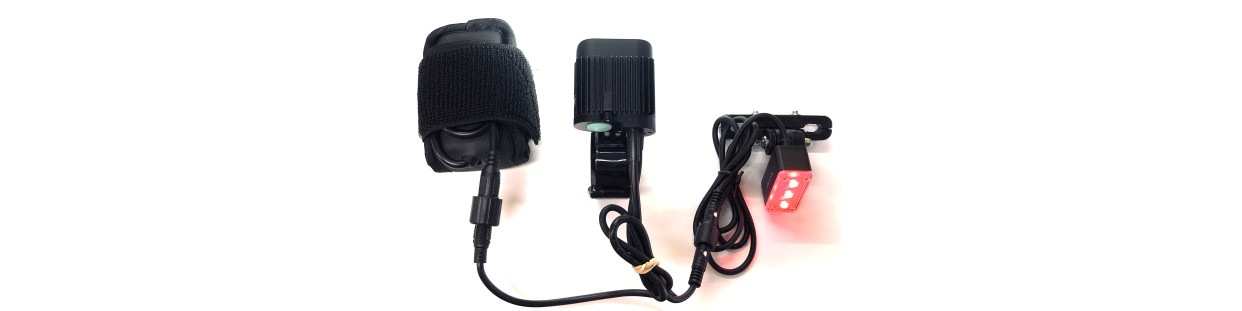 Eclairage avant + arrière RX vélo - Lampe haute puissance